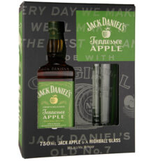JACK DANIELS APPEL 70cl-PACK VASO